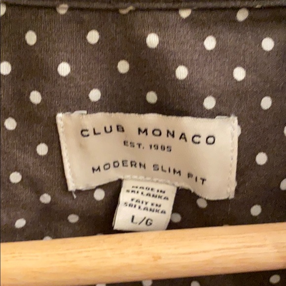 Club Monaco dotted shirt - Picture 2 of 3